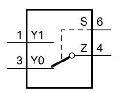 NX3L1G3157-Q100 Logic Symbol