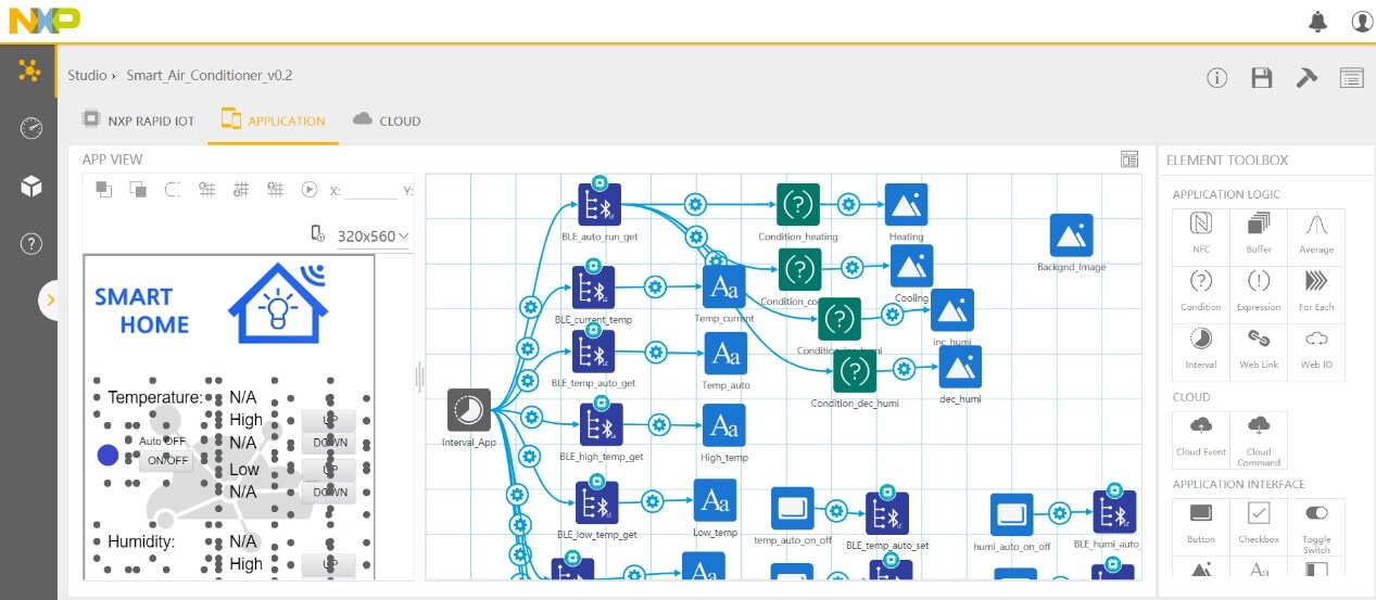 Figure 5. Rapid IoT Studio –Smart Phone UI Design