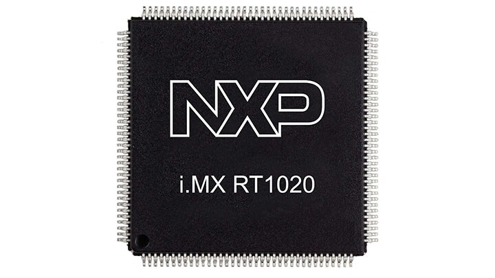 i.MX RT crossover MCU in 144 LQFP package