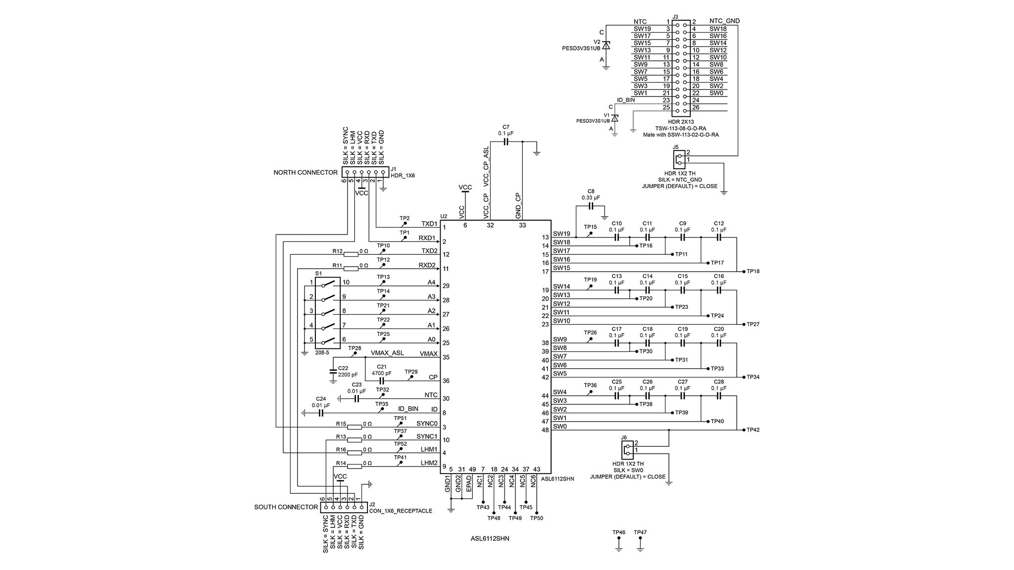 Figure 8. EVBMLC2PER Schematic