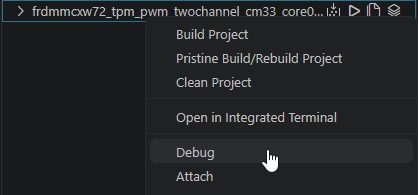 Getting Started with FRDM-MCXW72 Step 4.17