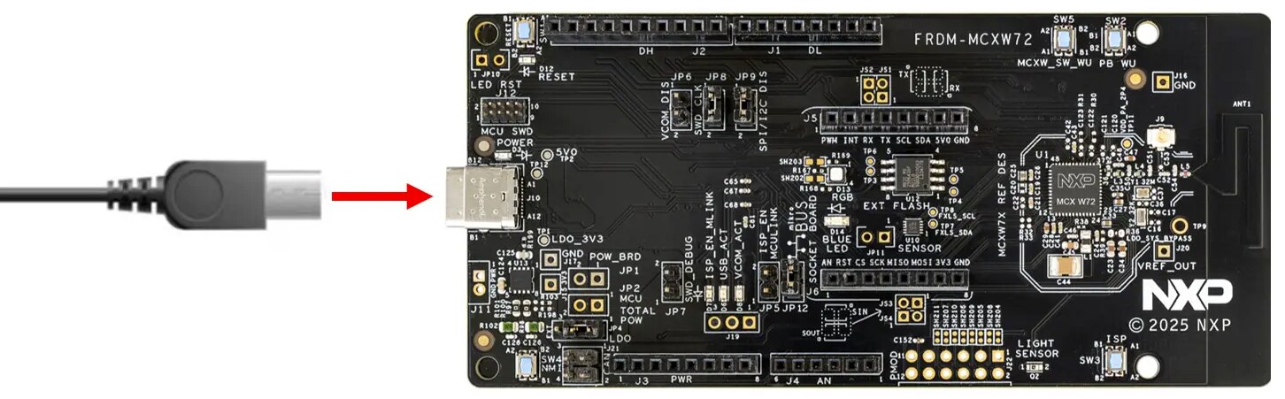 Getting Started with FRDM-MCXW72 Step 4.4