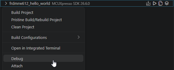 Getting Started with FRDM-RW612 Image 3.11