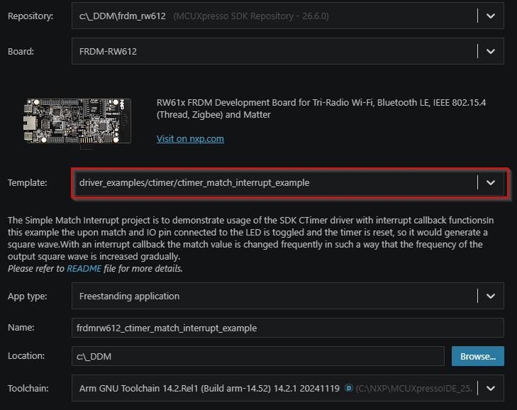 Getting Started with FRDM-RW612 Image 4.1