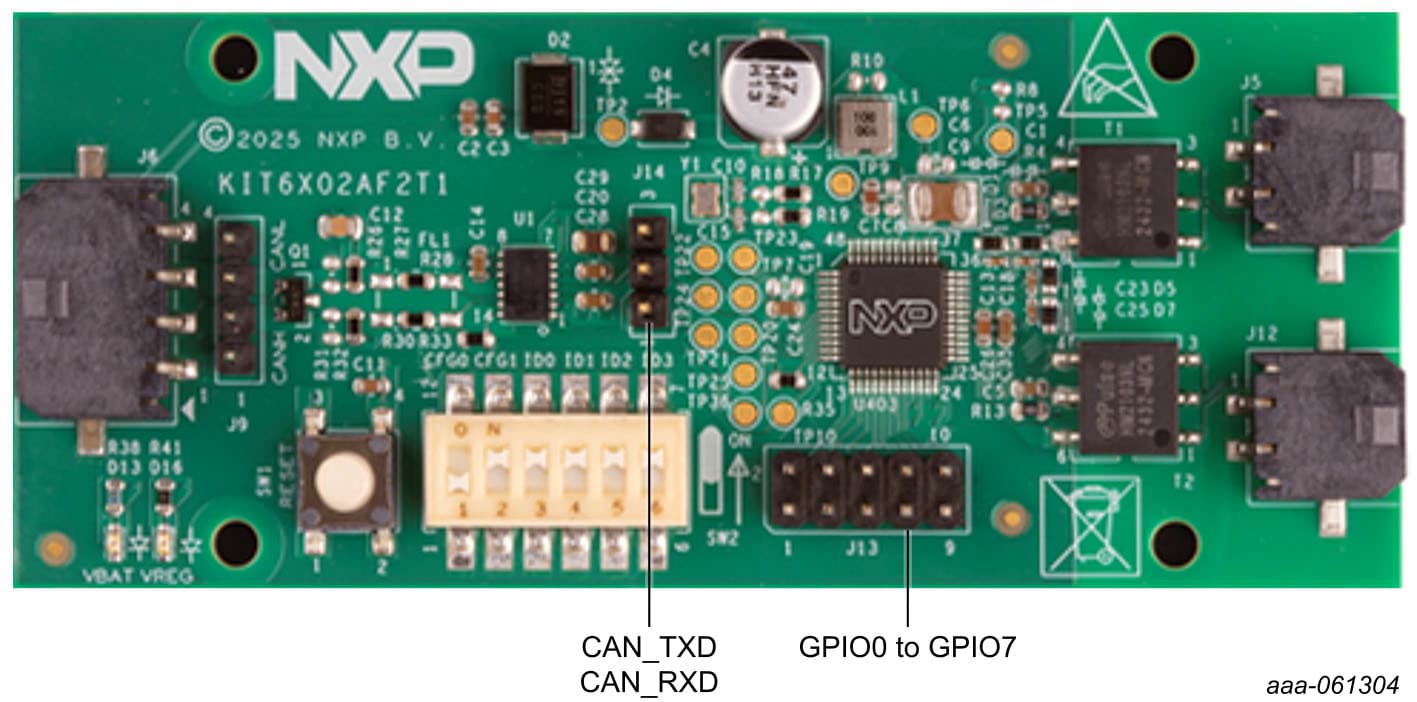 Figure 2. KIT6X02AF2T1 debugging