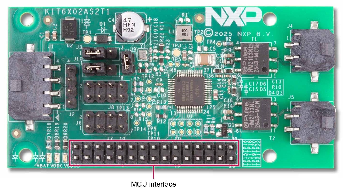 Figure 2. KIT6X02AS2T1 MCU Interface