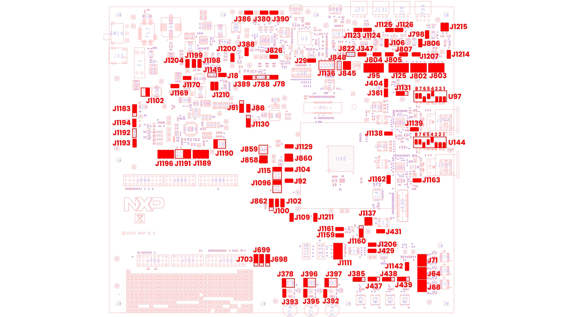 S32K389EVB-Q437 Jumpers