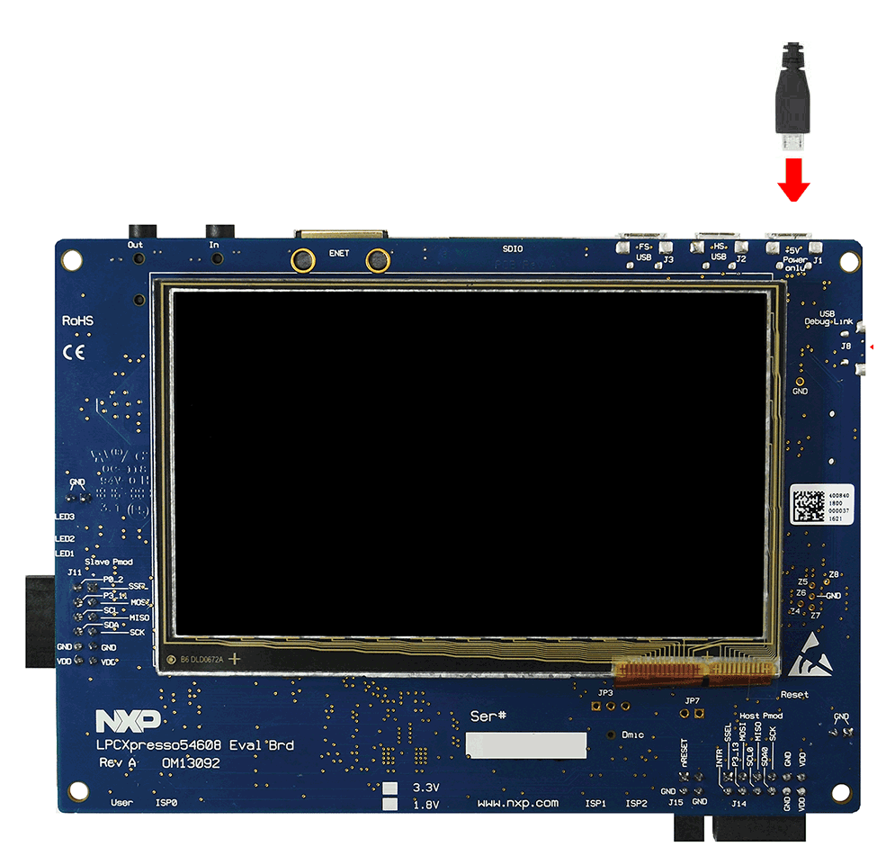 OM13092：面向LPC54608的LPCXpresso板