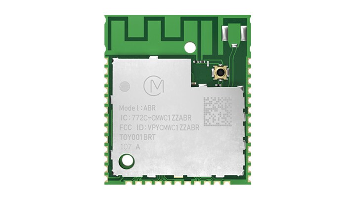 pictures of Murata NXP 88MW320 Shielded Small Wi-Fi® 11b/g/n + MCU Module (Part number: CMWC1ZZABR-107)