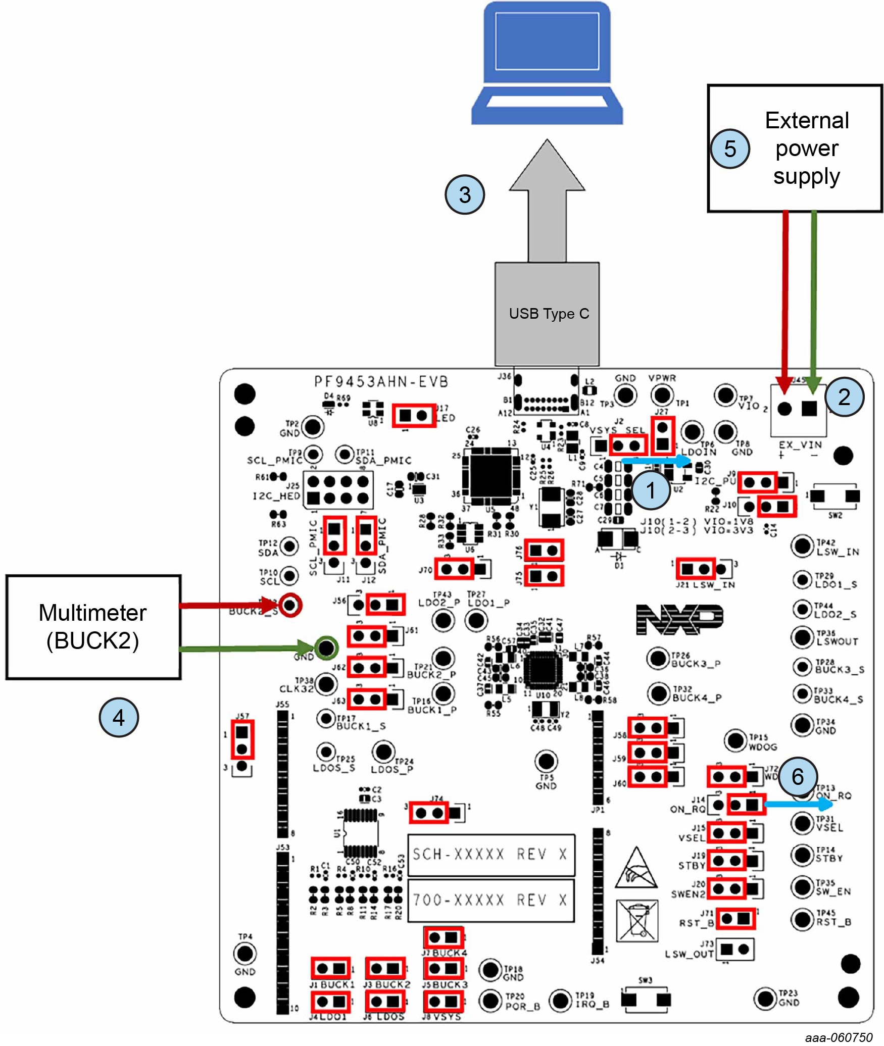 Figure 4. Using an External Power Supply