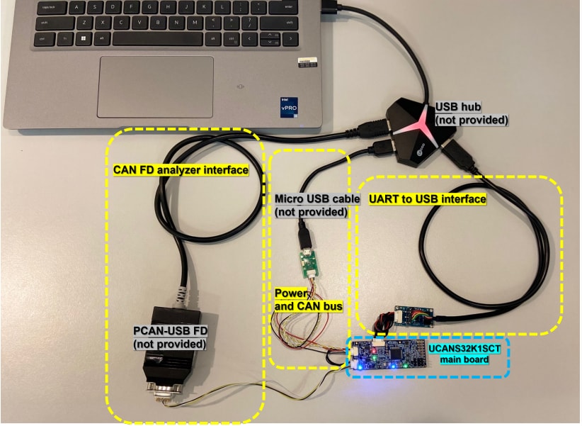 UCANS32K1SCT Configure Hardware