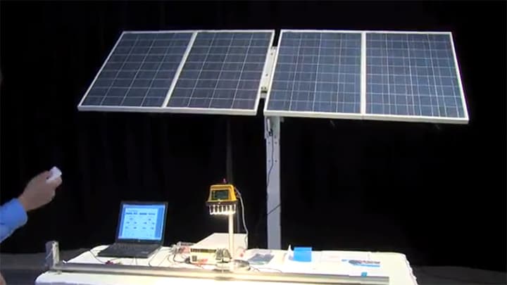 采用MC34932双H桥电机驱动器控制太阳能电池板追踪器