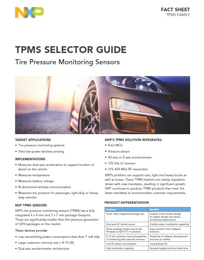 TPMS Family Selector Guide