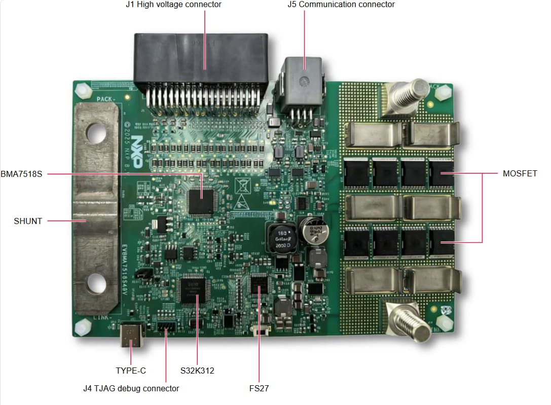 GS-EVBMA7518S48V-IMG2 - Board Description - Devices and Connectors