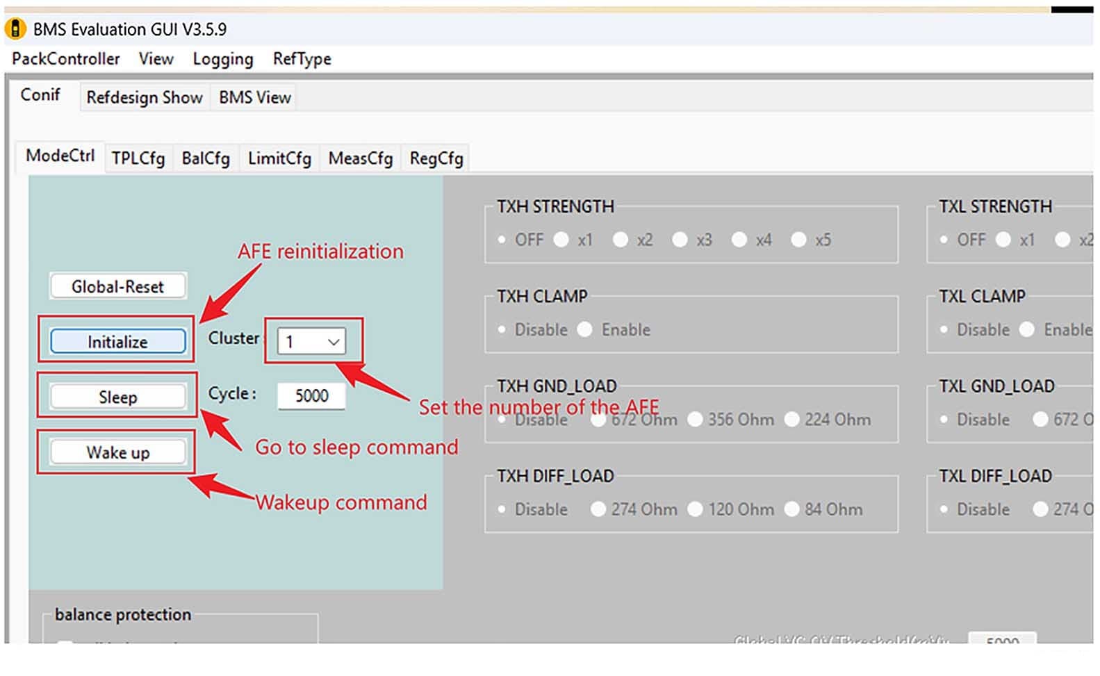 GS-EVBMA7518S48V-IMG7 - Install the Tool - AFE Configuration