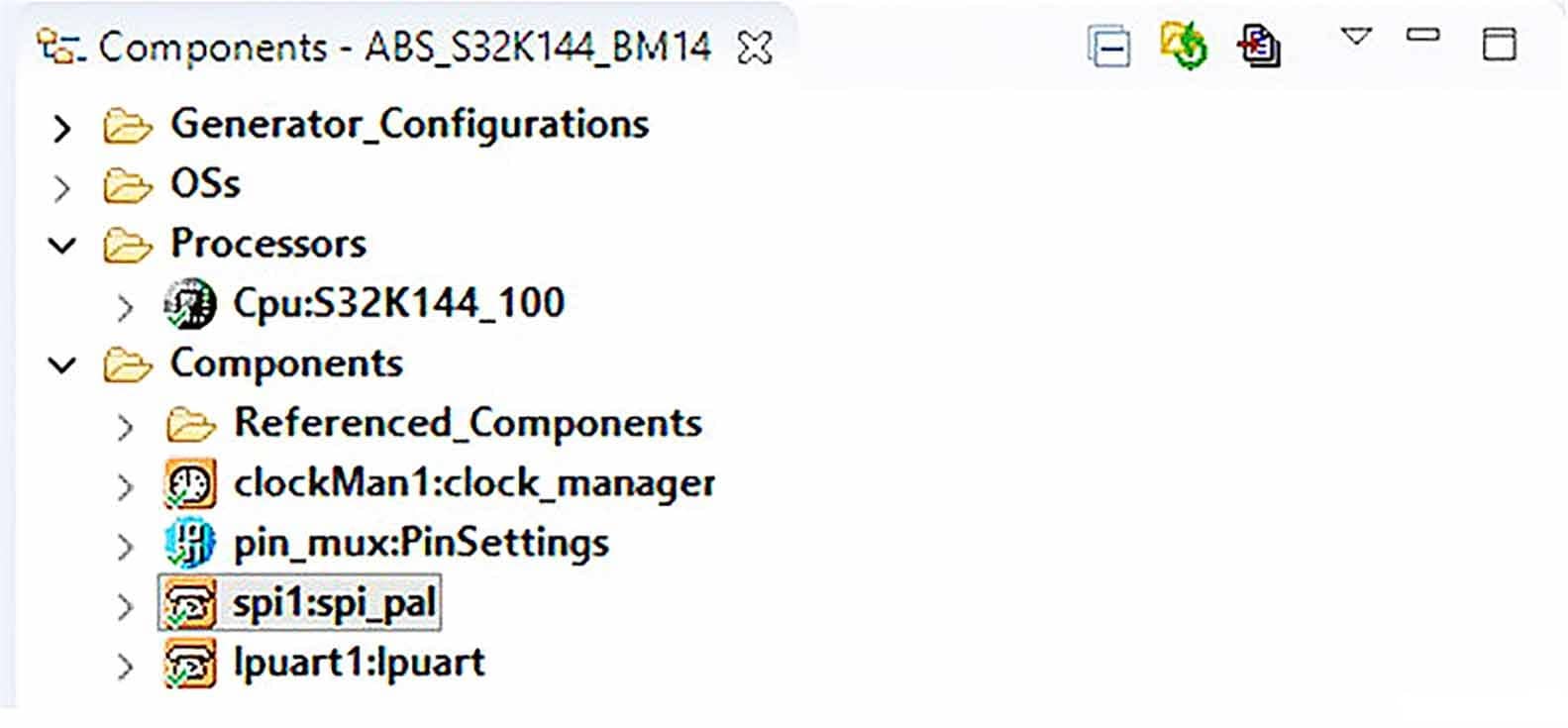 Figure 14. Generate Processor Expert Code