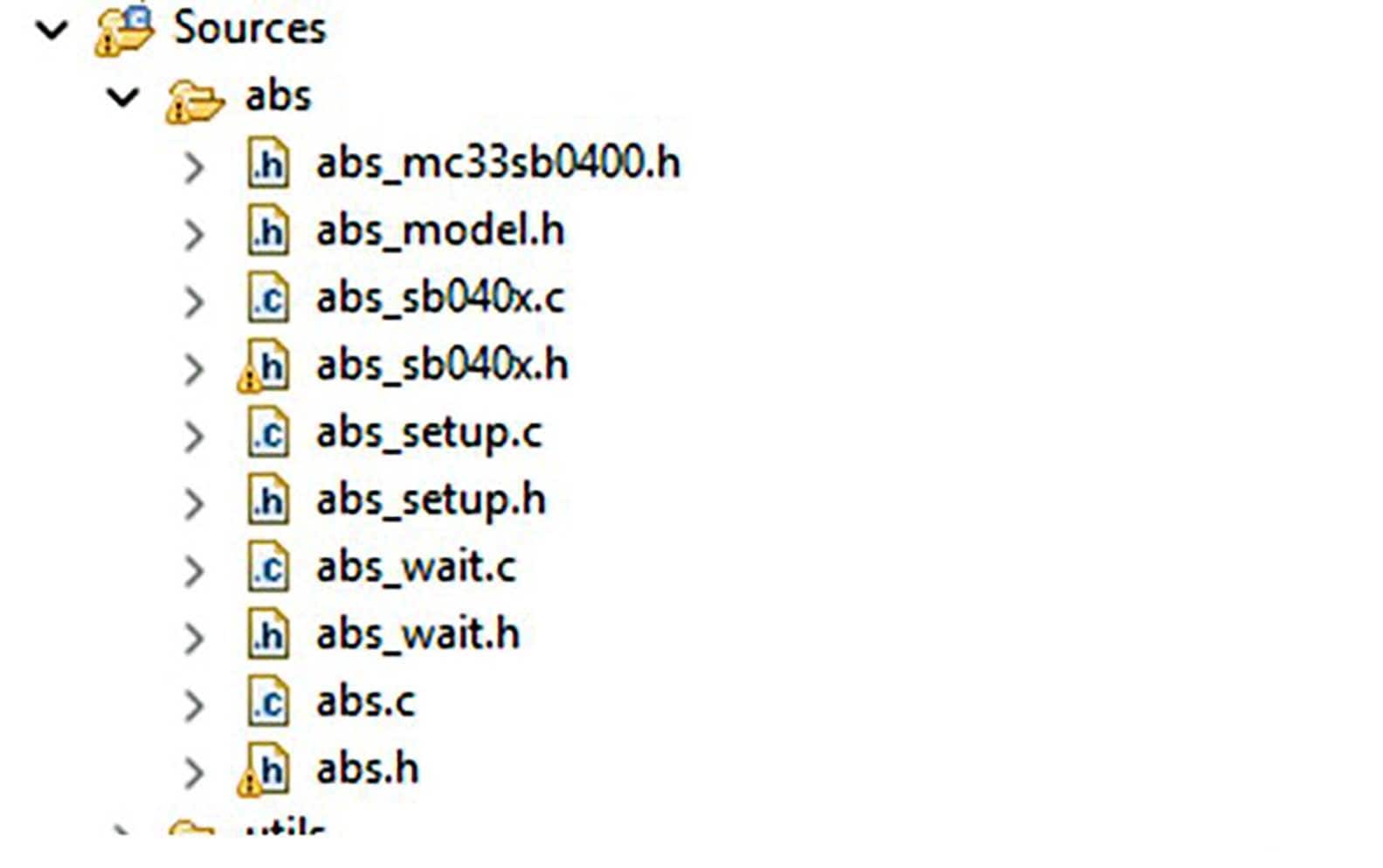 Figure 15. Add the ABS Controller SW Driver to the Project