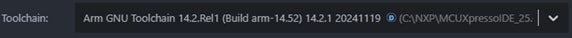 MCUX VS Code import example - step 7