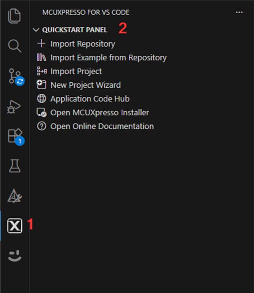 MCUX VS Code: Build and Flash - Step 1