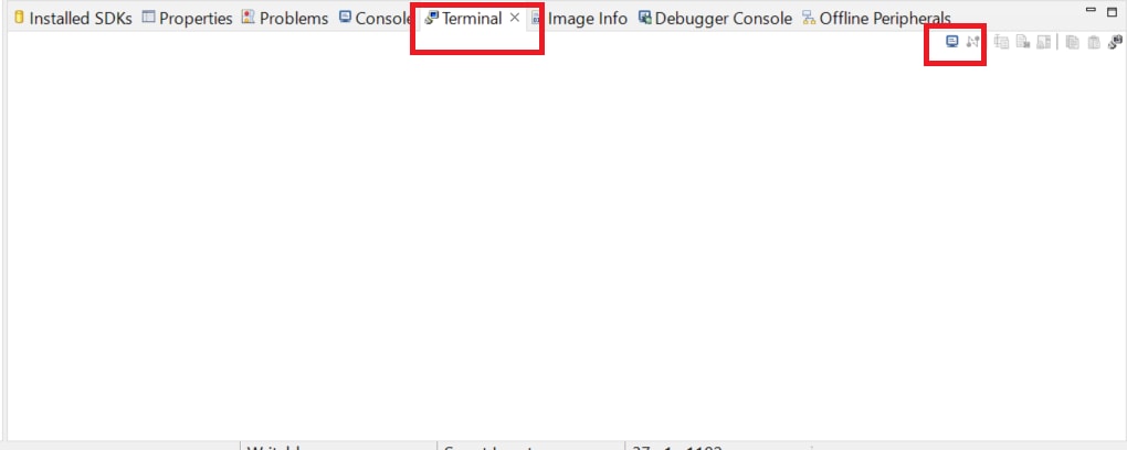 Build and flash application using MCUXpresso IDE - step 10