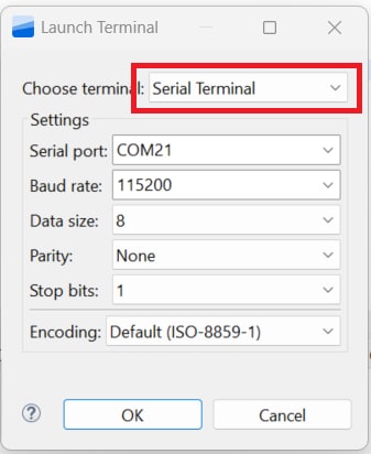 Build and flash application using MCUXpresso IDE - step 10-1