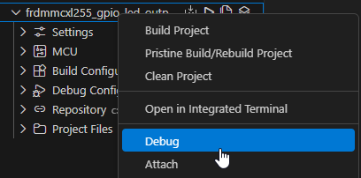 Modify an SDK Project Using the Config Tools on MCUXpresso for VS Code - step 5