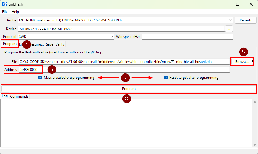 Updating NBU for Wireless Examples - step 4