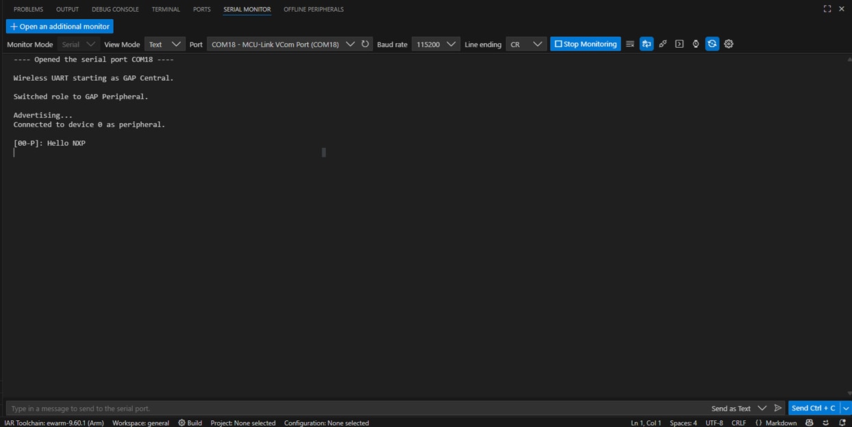 Build and flash application using MCUXpresso for VS Code IDE - step 16