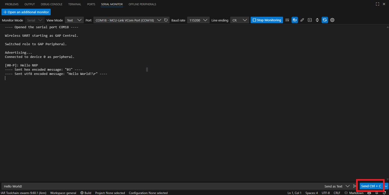 Build and flash application using MCUXpresso for VS Code IDE - step 17
