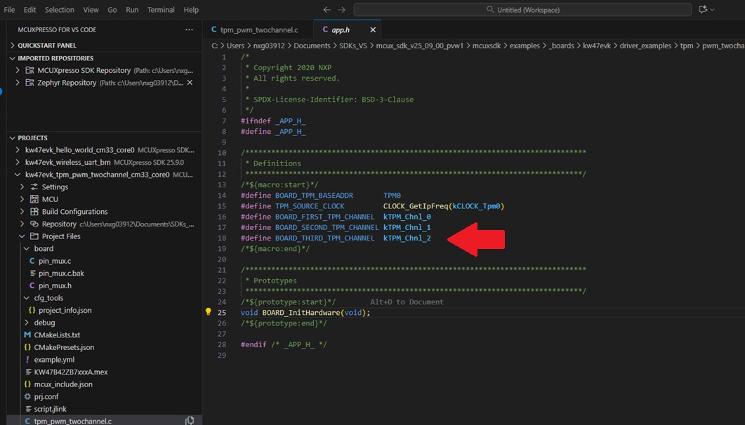 Use the pins tools to modify the LED routed pin - step 6