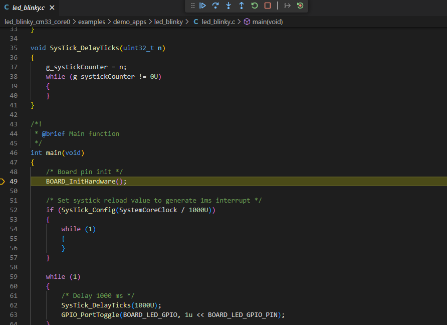 Clone an Example Project from MCUXpresso for VS Code IDE - step -2