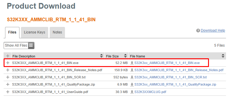 S32K3 AMMCLib Download
