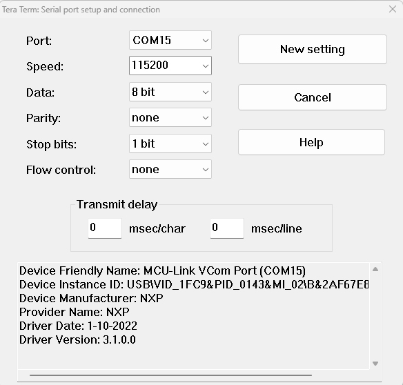 Build and flash application using MCUXpresso IDE - step 10-1