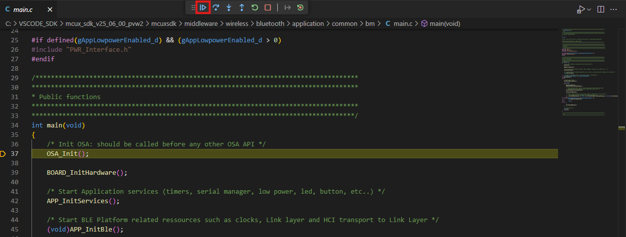 Build and flash application using MCUXpresso IDE - step 11