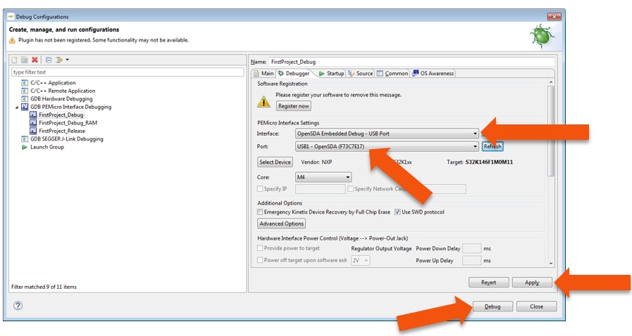 S32K146调试OPENSDA