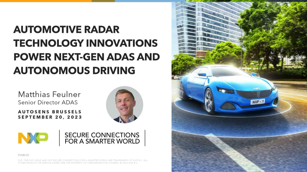 面向新一代ADAS和自动驾驶的汽车雷达技术创新