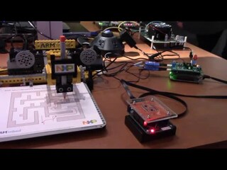 采用MC34931S DC电机驱动器、传感器和Kinetis<sup>®</sup>微控制器的绘图机应用