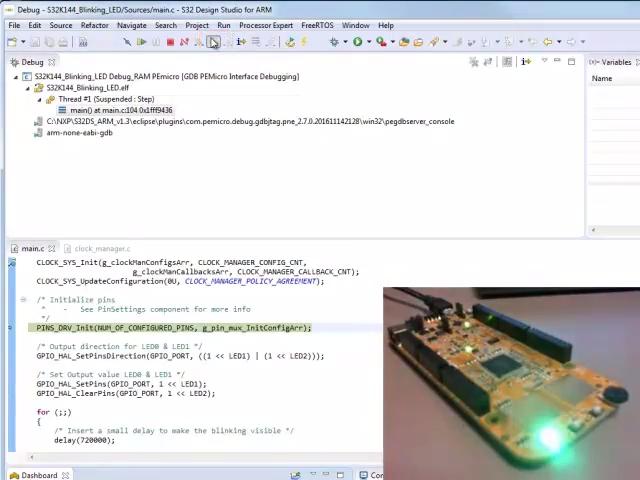 Blink LED Demo With NXP S32 Platform | NXP 半导体