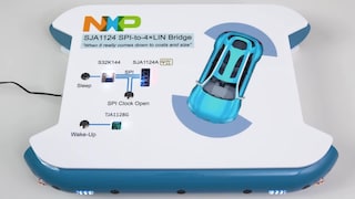 使用SJA1124 4通道LIN收发器的泊车辅助演示 