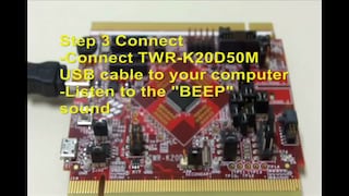 如何使用TWR-K20D50M的开箱即用程序 - 方法讲解