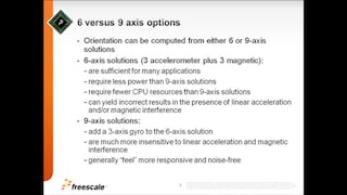 传感器融合6轴和9轴选件